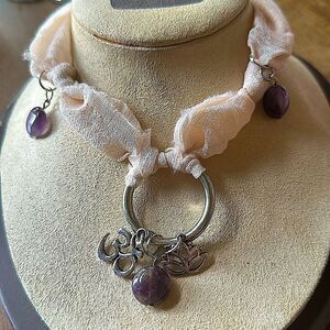 Summer Lotus/OM Necklace!